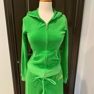 Juicy Couture Lime Green Terry Tracksuit